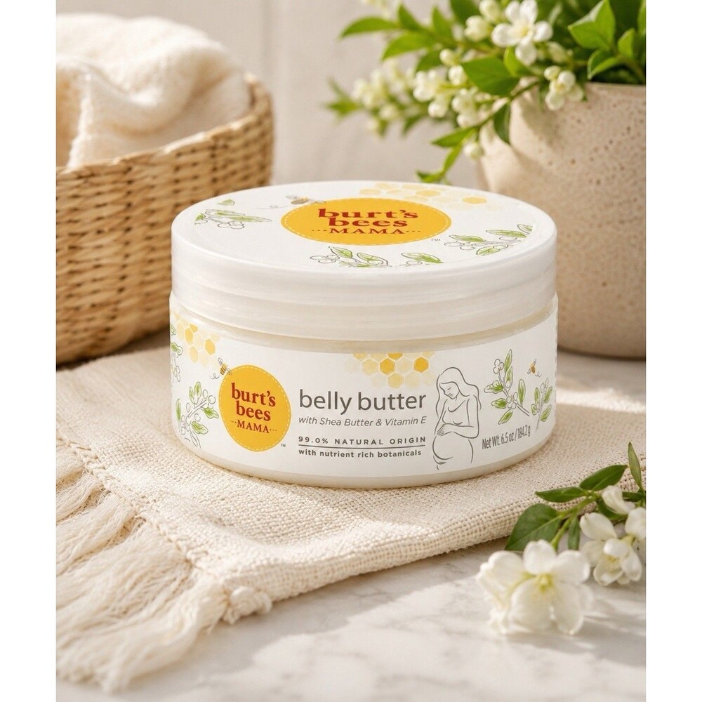 Burt's Bees Mama Belly Butter with Shea Butter and Vitamin E, 6.5 oz